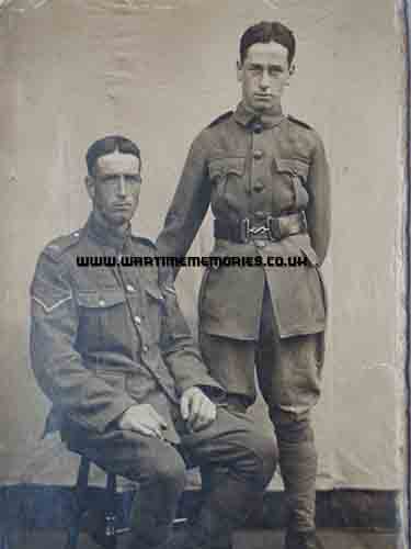 Edmund Tiplady (Seated) with his brother Guy